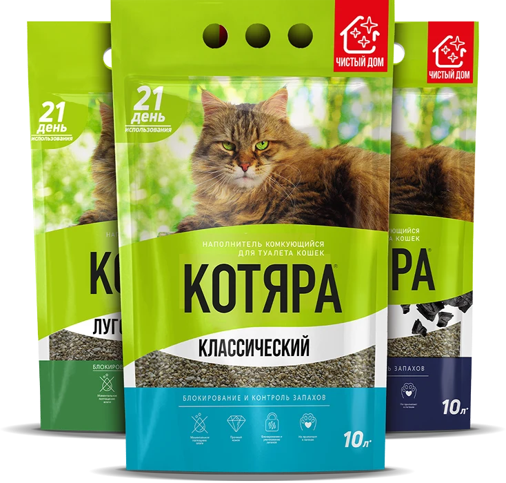 Комкующийся наполнитель для туалета кошек